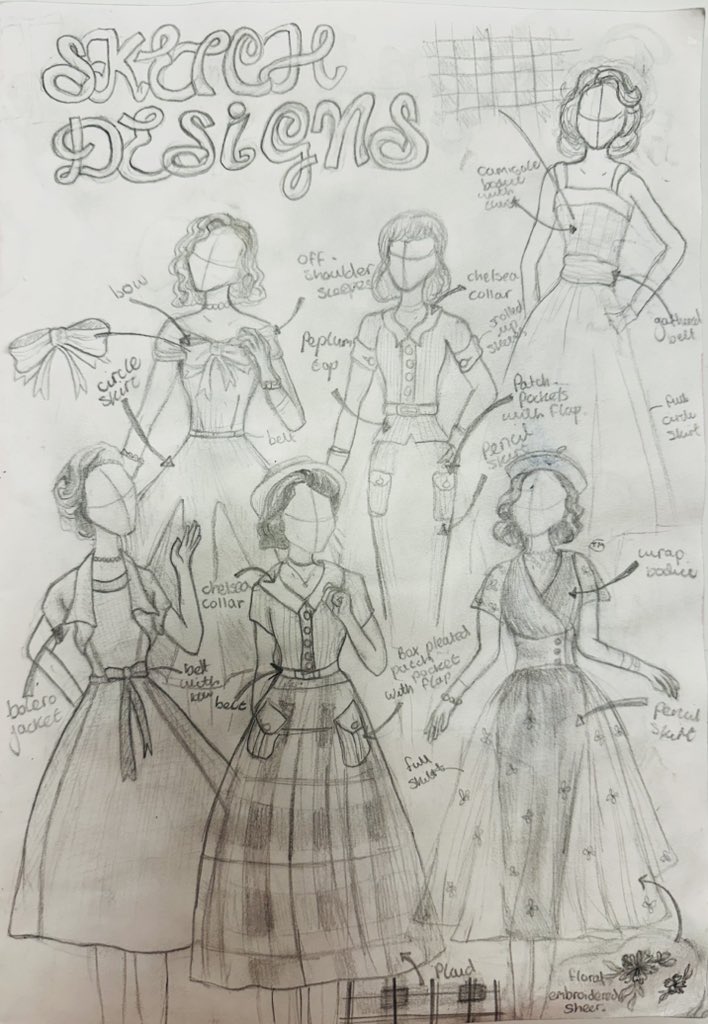 Textiles2XL's tweet photo. Year 10: Fantastic sketchbook pages by Louisa Prosser for the high street giant project. Bendigedig! 2of2 https://t.co/Effzdwd1Pn