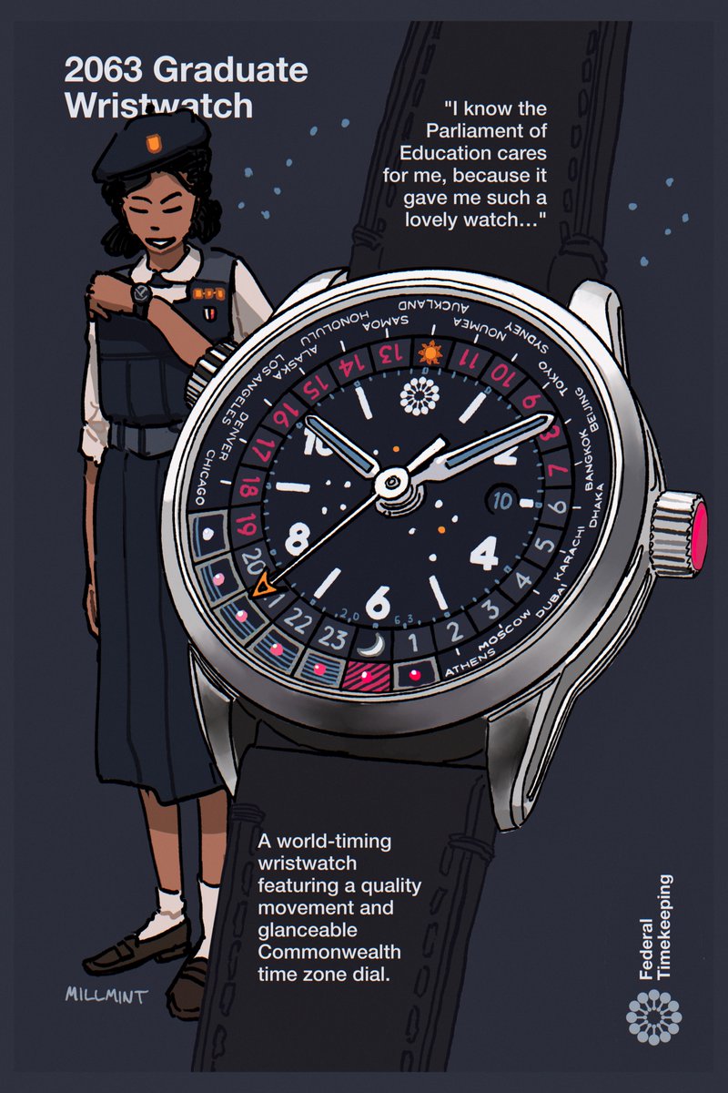 Every Vekllei student gets a wristwatch