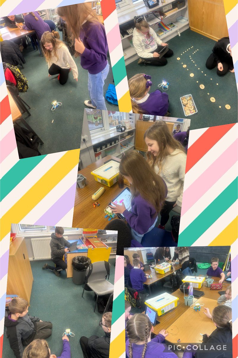 Lego Coding 🧱👩🏼‍💻 
Once we were confident in the structure of our robots we were able to code them on on iPads and make them move 🤖 2/3