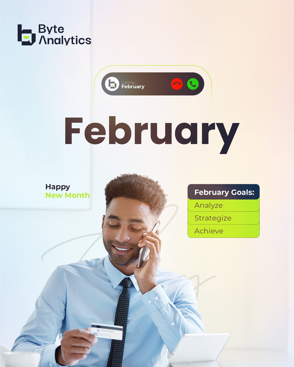ByteAnalytics_'s tweet image. It&apos;s the season of love, use data to set clear goals and end February on a high note❤️

#byteanalytics #data