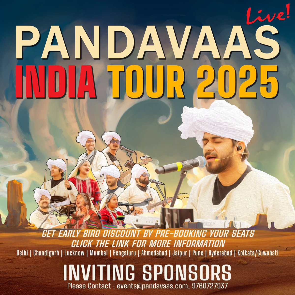 PANDAVAAS (@pandavaas) on Twitter photo Early Bird Offers рдХреЗ рд▓рд┐рдП рдЕрднреА рдкрдВрдЬреАрдХрд░рдг рдХрд░реЗрдВ: forms.gle/4i1a51dmoeMkBuтАж
рдпрджрд┐ рдЖрдк рдХрд┐рд╕реА рд╢реЛ рдпрд╛ рдкреВрд░реЗ рдХрд╛рд░реНрдпрдХреНрд░рдо рдХреЛ Sponsor рдХрд░рдирд╛ рдЪрд╛рд╣рддреЗ рд╣реИрдВ, рддреЛ рдХреГрдкрдпрд╛ рджрд┐рдП рдЧрдП рдИрдореЗрд▓ рдЖрдИрдбреА рдпрд╛ рдлреЛрди рдирдВрдмрд░ рдкрд░ рд╣рдорд╕реЗ рд╕рдВрдкрд░реНрдХ рдХрд░реЗрдВред
рд╕реНрдерд╛рди, рддрд╛рд░реАрдЦ, рджрд┐рди рдФрд░ рд╕рдордп рдХреА рдЬрд╛рдирдХрд╛рд░реА рдЬрд▓реНрджреА рд╣реА рджреЗ рджреА рдЬрд╛рдПрдЧреАред #pandavaas #uttarakhand #folkmusic Early Bird Offers рдХреЗ рд▓рд┐рдП рдЕрднреА рдкрдВрдЬреАрдХрд░рдг рдХрд░реЗрдВ: forms.gle/4i1a51dmoeMkBuтАж
рдпрджрд┐ рдЖрдк рдХрд┐рд╕реА рд╢реЛ рдпрд╛ рдкреВрд░реЗ рдХрд╛рд░реНрдпрдХреНрд░рдо рдХреЛ Sponsor рдХрд░рдирд╛ рдЪрд╛рд╣рддреЗ рд╣реИрдВ, рддреЛ рдХреГрдкрдпрд╛ рджрд┐рдП рдЧрдП рдИрдореЗрд▓ рдЖрдИрдбреА рдпрд╛ рдлреЛрди рдирдВрдмрд░ рдкрд░ рд╣рдорд╕реЗ рд╕рдВрдкрд░реНрдХ рдХрд░реЗрдВред
рд╕реНрдерд╛рди, рддрд╛рд░реАрдЦ, рджрд┐рди рдФрд░ рд╕рдордп рдХреА рдЬрд╛рдирдХрд╛рд░реА рдЬрд▓реНрджреА рд╣реА рджреЗ рджреА рдЬрд╛рдПрдЧреАред #pandavaas #uttarakhand #folkmusic