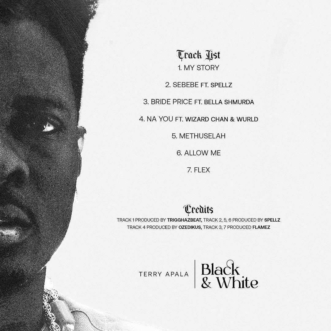 beatbyflamez's tweet photo. Big moves loading! 🚀 I had the honor of producing Track 3 and Track 7 on Black &amp; White, the new EP by the King 👑  @iam_TerryApala 🎤🔥

Stream now and get ready for vibes unmatched! 🔗🎶 #BlackAndWhiteEP #TerryApala #ProducedByflamez #PureWaterTutuRe https://t.co/0na3P9YEbA