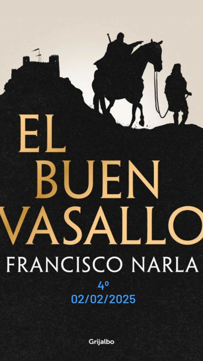 <a href="/FranciscoNarla/">Francisco Narla</a>,  uno de mis autores de novela histórica preferidos, ha dado una nueva muestra de porqué es así.
Sin apenas datos históricos en los que apoyarse, construye una historia genial y sobre todo lo más difícil, plausible.
Y si <a href="/buhoentrelibros/">Pedro</a> la ha puesto 1⁰ de 2024
