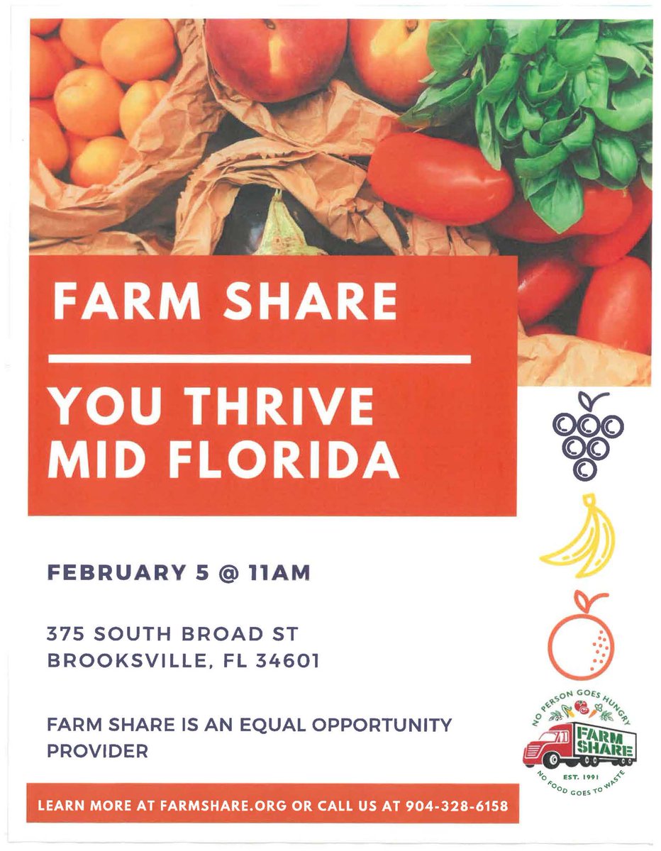 FarmShareFL's tweet photo. Don't Miss out on this weeks food distribution events and stock up on fresh, locally-grown produce and goods!

To find our full distribution calendar for upcoming Food Distribution near you, please visit https://t.co/GK8SaKM2WL
Please share this post to spread the word! 📣 https://t.co/RHxrqRWTAE
