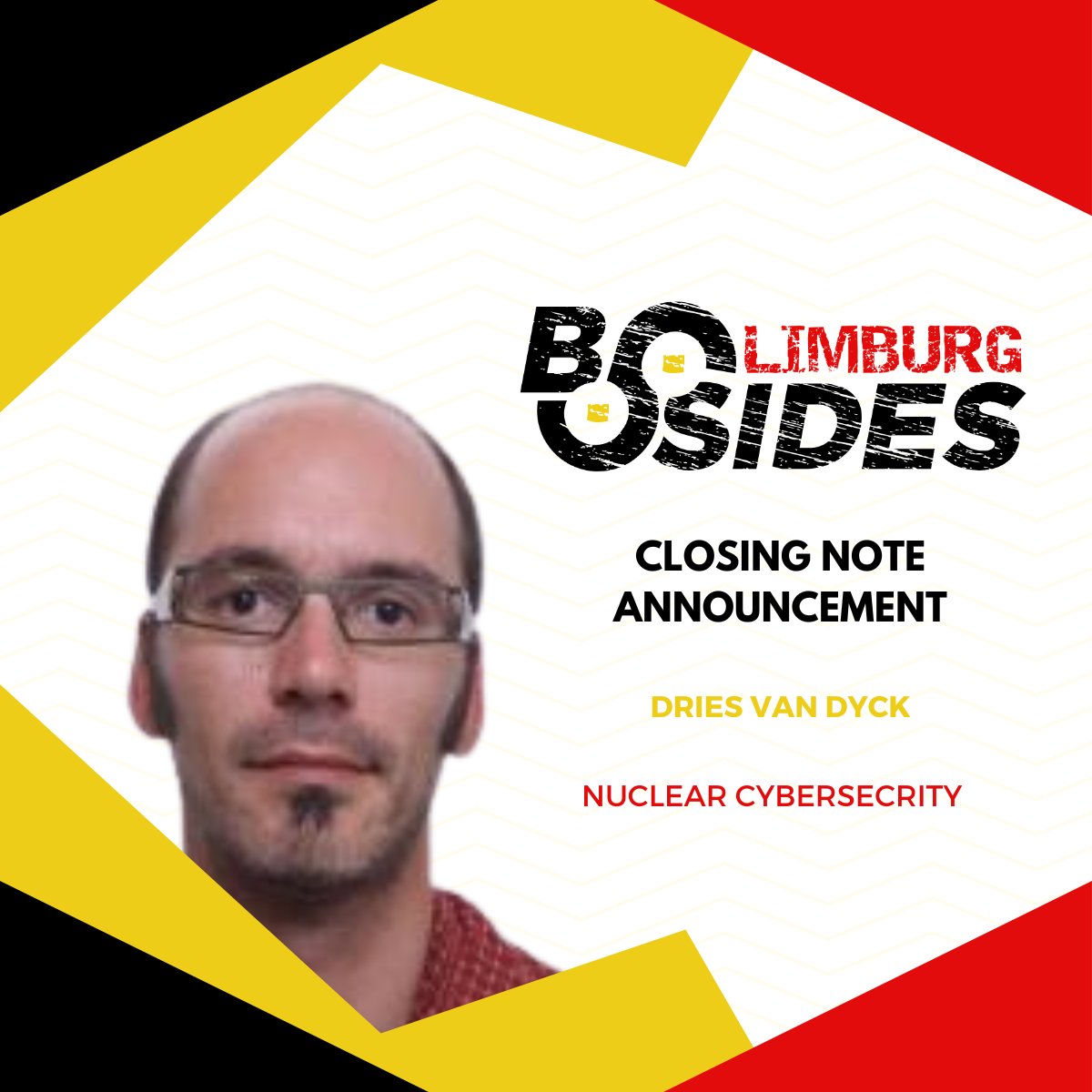 CLOSING TALK ANNOUNCEMENT! ⚛️👽

Dries Van Dyck will wrap up the first edition of BSides Limburg with a topic that sparks everyone’s curiosity: #Nuclear #Cybersecurity

👉 Learn more about his talk, "Nuclear Cybersecurity": 
bsides-limburg.be/2025-edition/t…

#BSidesLimburg #BSides