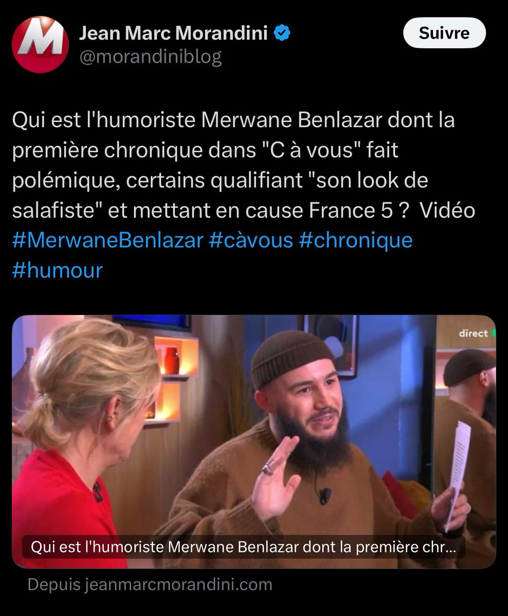 iboudjekada's tweet photo. Quand un gros porc pédophile vient tirer la veste d'un type parce qu'il porte une barbe sur le service public.

On aura tout vu. Règle d'abord tes problèmes de quequette, gros cochon. https://t.co/EQowkEVGm2
