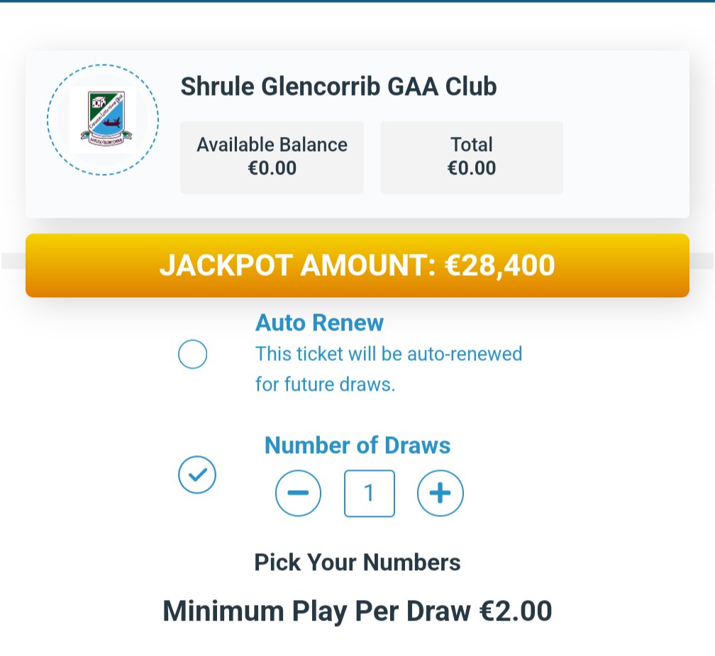 Shrule Glencorrib lotto draw is on tonight at 10pm 

Play for €2 to be in with a chance of winning €28,400

bit.ly/ShruleGlencorr…