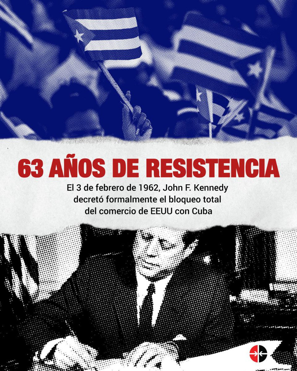 #Cuba enfrenta hace 63 años el genocida bloqueo que impacta a todos los sectores de nuestra sociedad, impidiendo el pleno desarrollo de la isla. #LatirAvileño #SinPerderUnDía <a href="/JHGcasanova/">julio Heriberto Gómez Casanova</a> <a href="/MMarreroCruz/">Manuel Marrero Cruz</a>