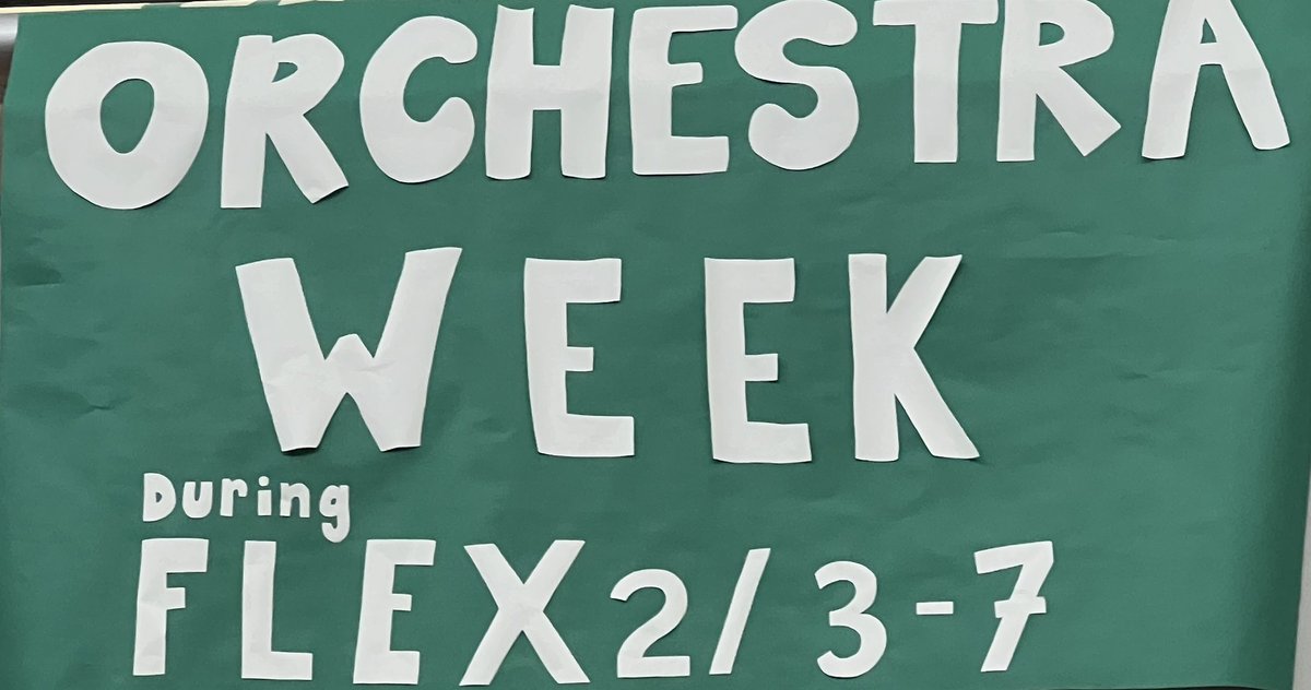 Today kicked off <a href="/HumbleISD_KPHS/">Kingwood Park HS</a> Orchestra Week! We had over 100 students try out instruments! Come see us during Flex this week or stop by room 1105 for information about beginning orchestra for the 2025-2026 school year!
