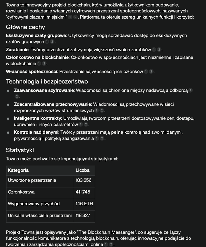 mi_zielono's tweet photo. Pewnie nie słyszeliście o @townsxyz a właśnie prawdopodobnie dali tipa co robić by dostać od nich airdropa 👀🪂

Towns to taki discord ale na blockchain:

Aktualnie jeśli wierzyć temu co na screenie to jest obecnych tam lekko ponad 400k osób.

Inwestorzy VC wrzucili w ten projekt ponad 50M$ i to takie mocne marki jak A16Z czy Framework:

Stworzyłem tam swoje miasto i dostęp do niego jest płatny 0.001 ETH (2.7$) bo tak ja jest u nich w poście "Join a paid town." Czyli nawet ja stworzyłem swoją płatną grupe 🤣

Także jak chcesz dołączyć do mojego miasta to stwórz profil, doładuj wallet po sieci BASE i dołącz do mojego "miasta" -> https://t.co/rIfhbE40cg

1⃣Używaj appki. 
2⃣Doładuj wallet.  
3⃣Dołącz do płatnego miasta. 
5⃣Wysyłaj innym użytkownikom napiwki.

Do zobaczenia w środku 🤝
