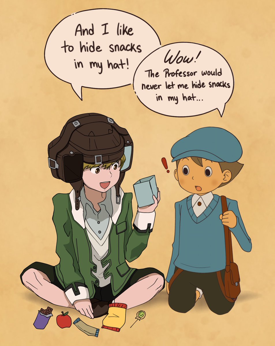 zinksushi's tweet image. oh how I wish to master both artstyles one day #zeroescape #virtueslastreward #quarkvlr #professorlayton #luketriton #crossover #fanart