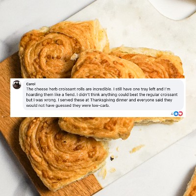Well here's your opportunity to finally restock... 🤭 

Go get those 1g Net Carb Hero Bread™ Cheese &amp; Herb Croissant Rolls while you can 👉 bit.ly/490McNY