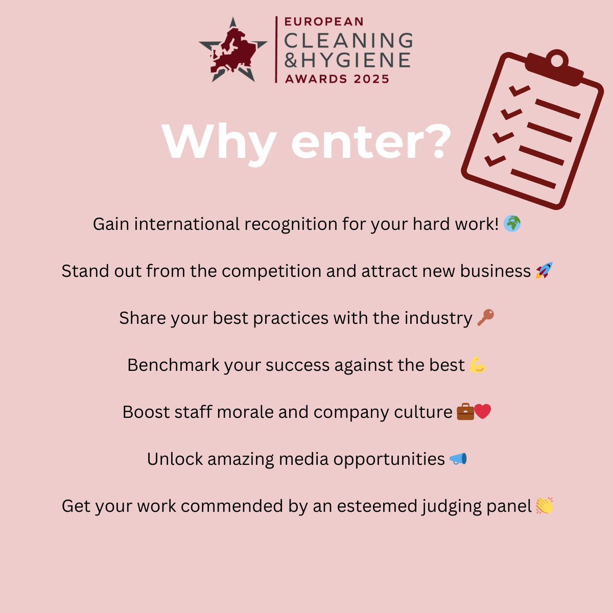 🏆 Why enter the #ECHAwards2025?✨

Find out more here: echawards.com/enter

Don’t miss out – this could be your time to shine! 🌟