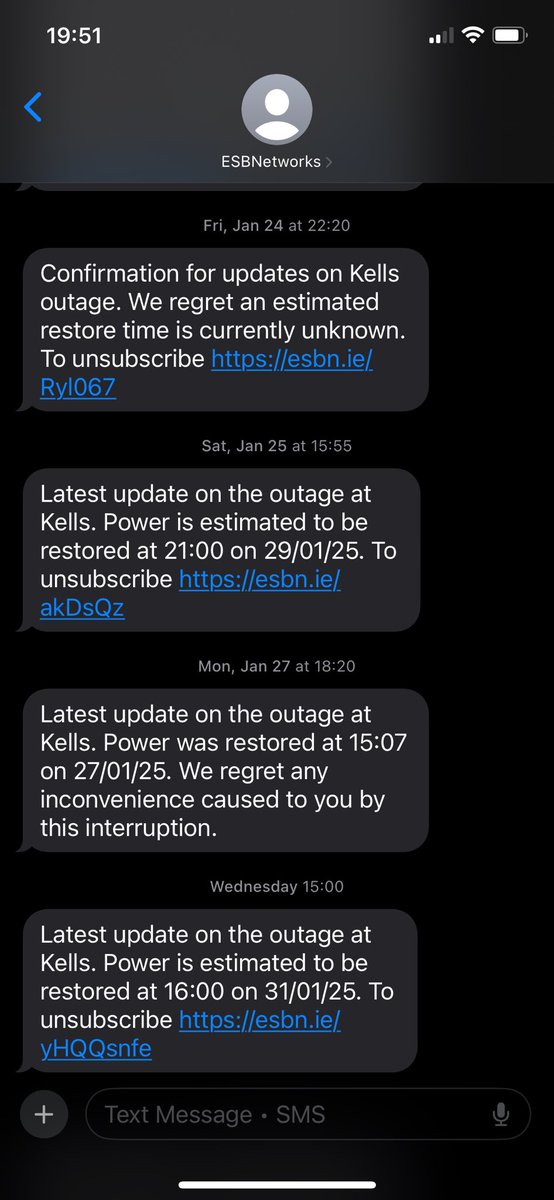 andrewdaly3's tweet photo. @ESBNetworks 
Every single day it changes . Care to explain https://t.co/AlWsk1J3h7