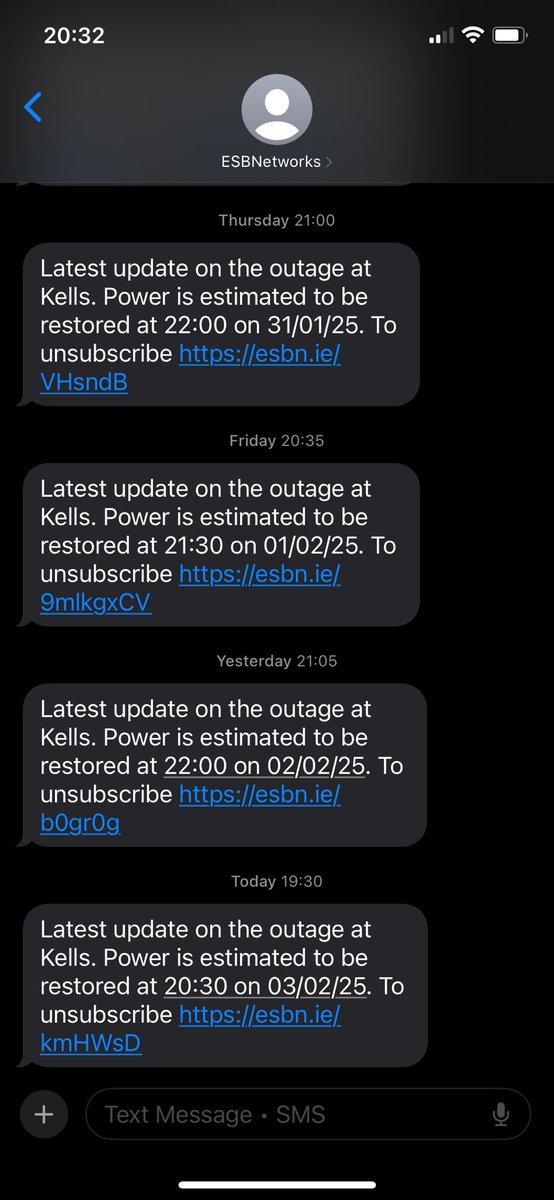andrewdaly3's tweet photo. @ESBNetworks 
Every single day it changes . Care to explain https://t.co/AlWsk1J3h7