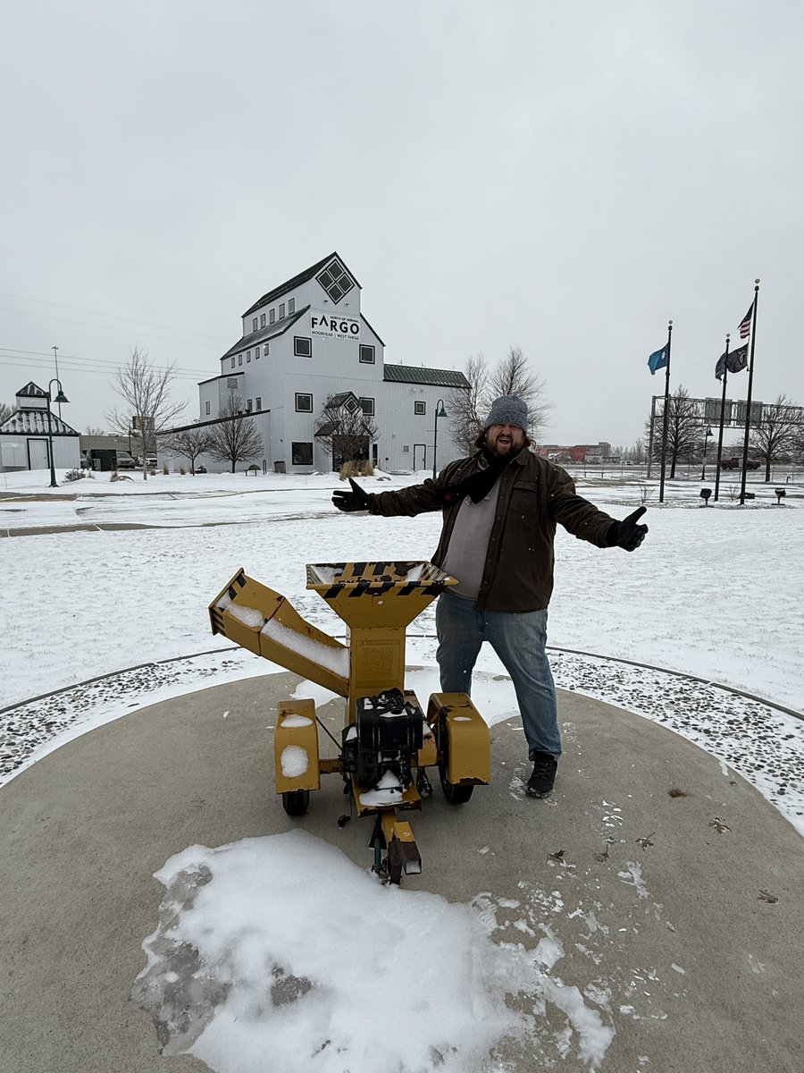 Today I officially joined the <a href="/FargoMoorhead/">Fargo-Moorhead</a> “best for last” club, celebrating the visit to my 50th state. I’ve really enjoyed the snow, the woodchipper from the film Fargo, and all the other sights and flavors of #fargo! #northofnormal #travel