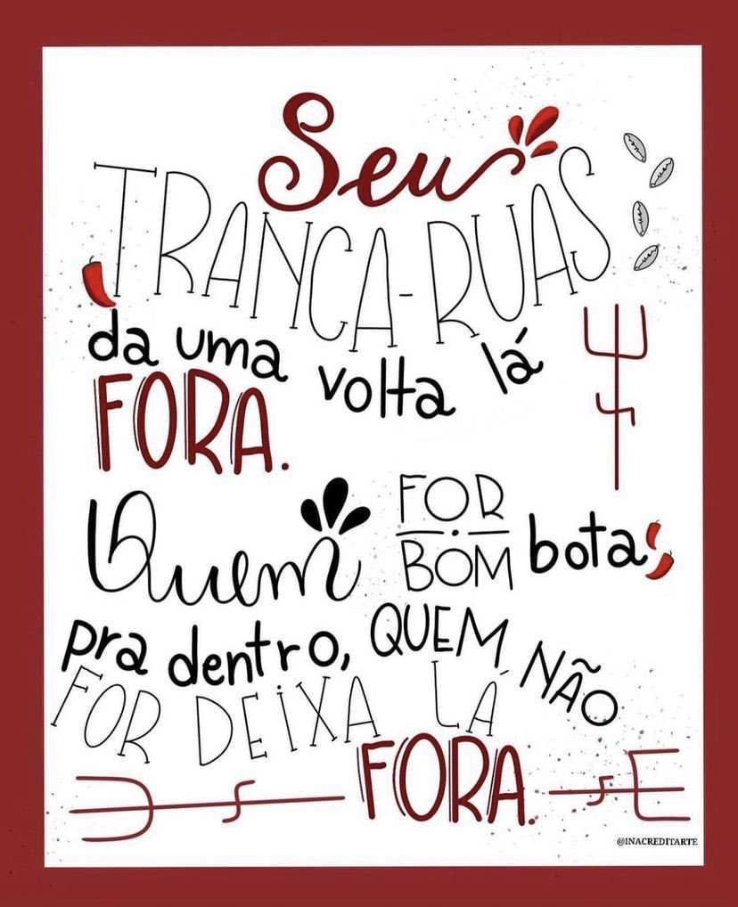 seu tranca rua da uma volta lá fora 🎩🖤