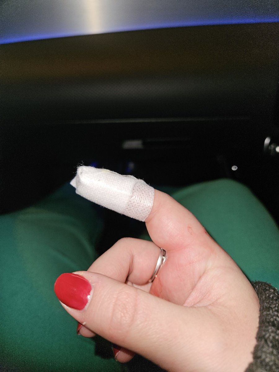 I have two degrees and I've just managed to staple my finger.
What a Monday 🙃