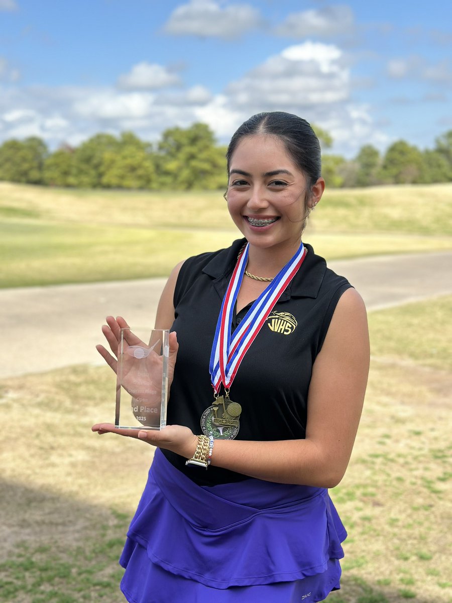 JVillGolf's tweet photo. Today we got 2nd Place as a team and Daniela shot 7 under with a score of 65 at Cypress Lakes! 

SO PROUD of my girls!!! @CoachNorris3 @jvhsprincipal @JVTVNews @CFISDAthletics https://t.co/SC3dyolcJZ