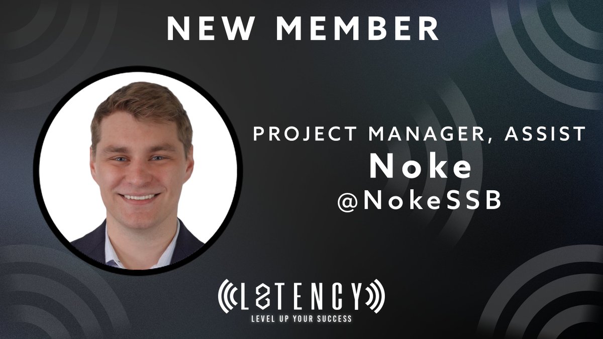 L8TENCY's tweet photo. Please welcome:

@NokeSSB to the L8TENCY team!

Noke will be joining us in the PM seat, assisting with all of our brands!
👏 https://t.co/SqyQHzemvp