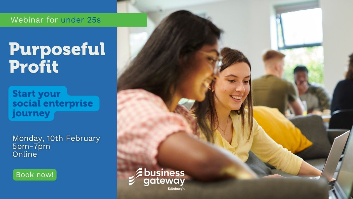 BGateway_EL's tweet photo. 💚 Want to start a business that makes a difference?

Join our free workshop for under-25s and learn how to launch a social enterprise — combining profit with purpose.

📅 10th Feb | 📍 online | 🔗 https://t.co/XdKcmRZY4A https://t.co/M7GmhGuepr