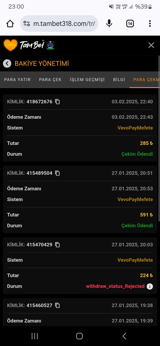 Kullanıcı adım ferdiuras 
Teşekkür ederim tambet
