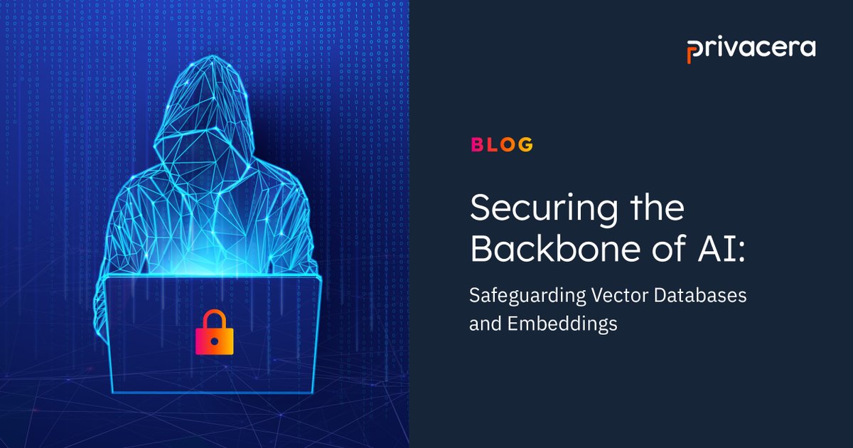 Unlock the potential of AI with vector databases and embeddings 🔓 As AI tech like image recognition and NLP evolve, vector databases and embeddings become key for #DataSecurity and #Compliance. 

👉 Explore how to secure this tech in our blog post: bit.ly/3WJenMp