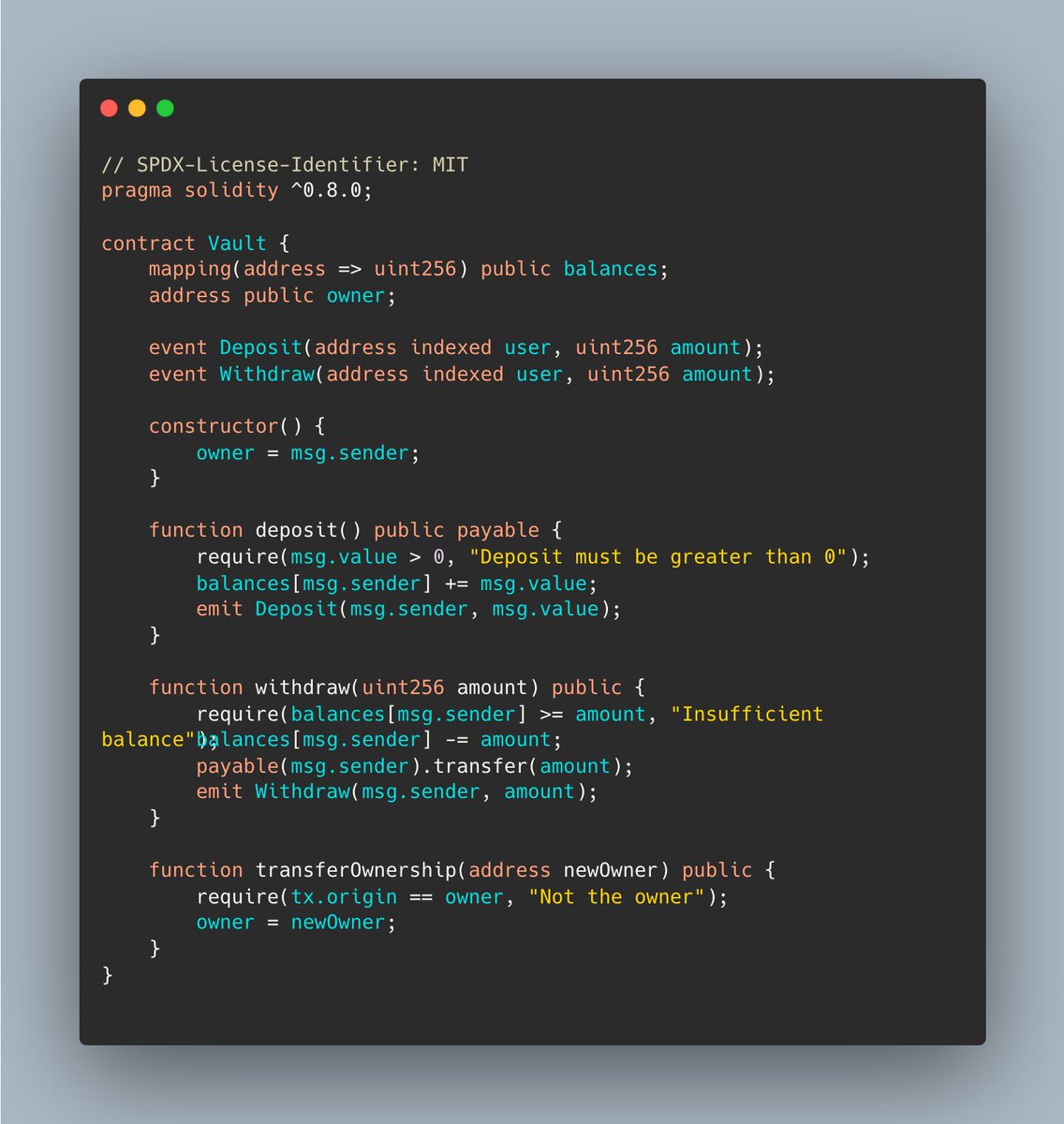 🧲Can you spot the bug 🐛

Let's secure this block of code together.