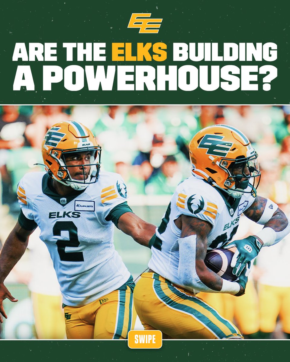 CFL's tweet photo. Are the Edmonton Elks cooking? 🧑‍🍳 https://t.co/N9HPGh7vLu