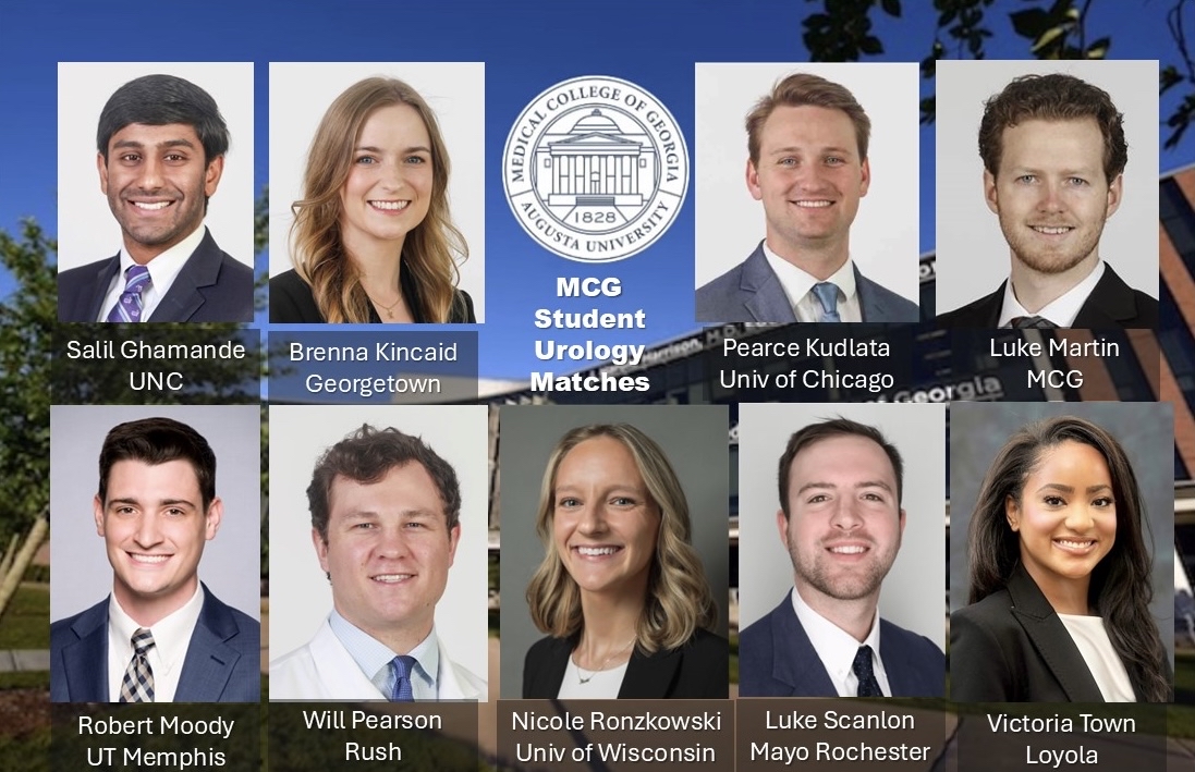 MCG Urology (@mcg_urology) on Twitter photo 100% of our 8 urology applicants from the Augusta campus of the Medical College of Georgia successfully matched in urology (for the 3rd year in a row) as well as one from the Athens campus. Congratulations!!!! @mcg_aug <a href="/auugamp/">AU/UGA Medical Partnership</a> 100% of our 8 urology applicants from the Augusta campus of the Medical College of Georgia successfully matched in urology (for the 3rd year in a row) as well as one from the Athens campus. Congratulations!!!! @mcg_aug <a href="/auugamp/">AU/UGA Medical Partnership</a>