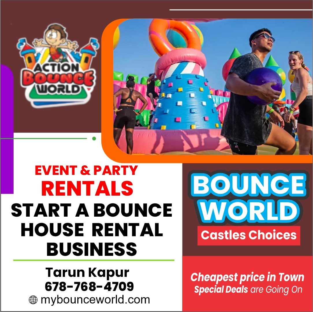 mybounceworld's tweet image. Looking to elevate your next party or event? Start A Bounce Houses Rental brings the fun with top-quality inflatable bounce houses!
#PartyPerfection #BounceIntoFun #InflatableAdventures #EventReady #FamilyFun #KidsEntertainment #MyBounceWorld #Atlanta #USA