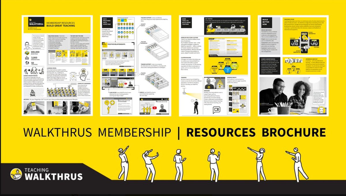 WALKTHRUs_5's tweet image. Why not join us in 2025? Our WalkThrus membership offer is bigger and better than ever: shorturl.at/ginqI
Here's an intro video - 3 mins: vimeo.com/1053143324
And here's the membership enquiry form: bit.ly/3xcS3hK
Build Great Teaching. Step by step.