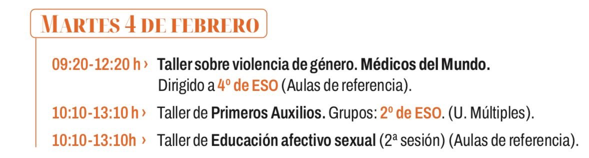 IES La Vaguada (@ieslavaguada) on Twitter photo La segunda jornada de la Semana Solidaria del <a href="/ieslavaguada/">IES La Vaguada</a> viene cargadas de actividades.
Muchísimas gracias a @medicosdelmundoespana por colaborar con nosotros y contribuir a la formación de nuestro alumnado.
#ieslavaguadasolidario La segunda jornada de la Semana Solidaria del <a href="/ieslavaguada/">IES La Vaguada</a> viene cargadas de actividades.
Muchísimas gracias a @medicosdelmundoespana por colaborar con nosotros y contribuir a la formación de nuestro alumnado.
#ieslavaguadasolidario