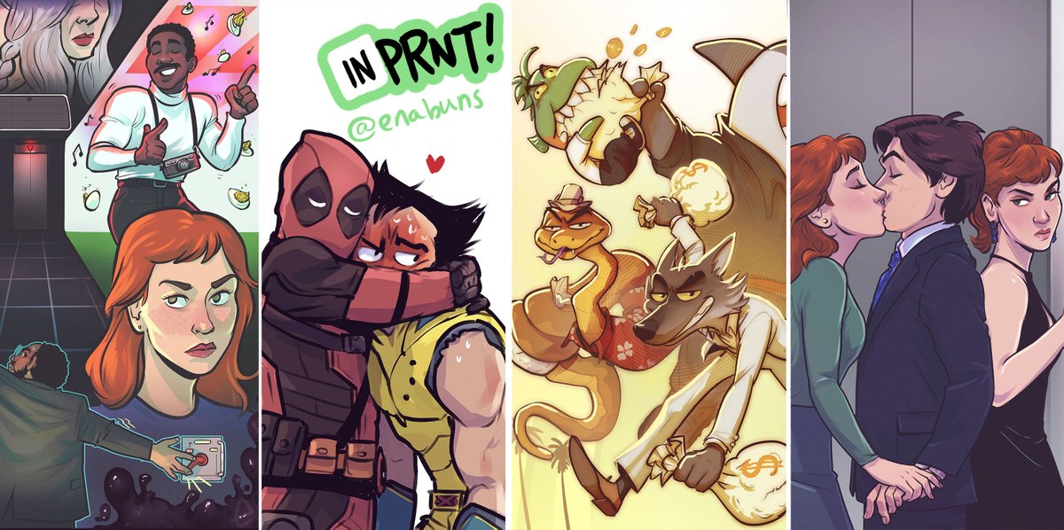 Happy Mondaaaay I updated my shop! Currently there's a sale sitewide so go take a peek at some amazing prints from some pretty neat artists and I love you and you look nice today <3
inprnt.com/gallery/enabun…