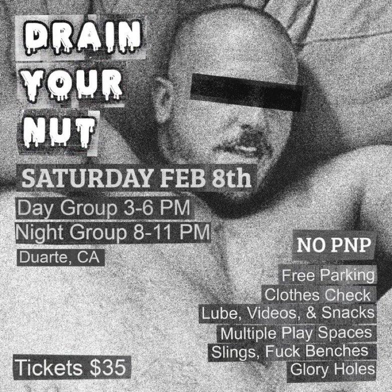 LASexaddickt's tweet photo. 🤤 MMMMM NUTTTT 💦💦💦 THIS WEEKEND! Tickets at https://t.co/w5tFrCjyAf @DrainYourNut310 https://t.co/8Z2z70GThG