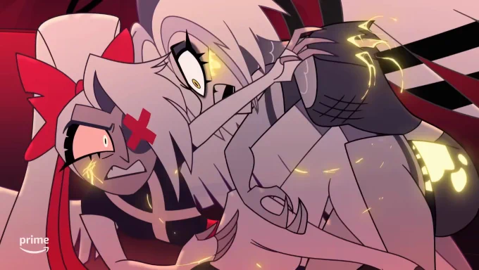 I'll buy it from you... if it weren't for one small detail..... She knows what Lute is capable of. She is a stubborn woman of extreme danger. and this scene is already reason enough for Vaggie not to give up on the same