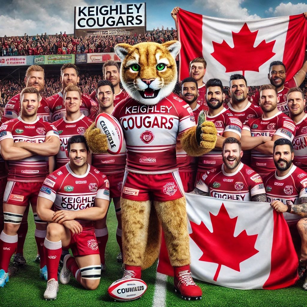 Cougarmania's tweet photo. In solidarity with our brothers and sisters in Canada, Keighley Cougars are removing all USA products from the bars and replacing with Canadian alternatives. https://t.co/cFx35c5Hd5
