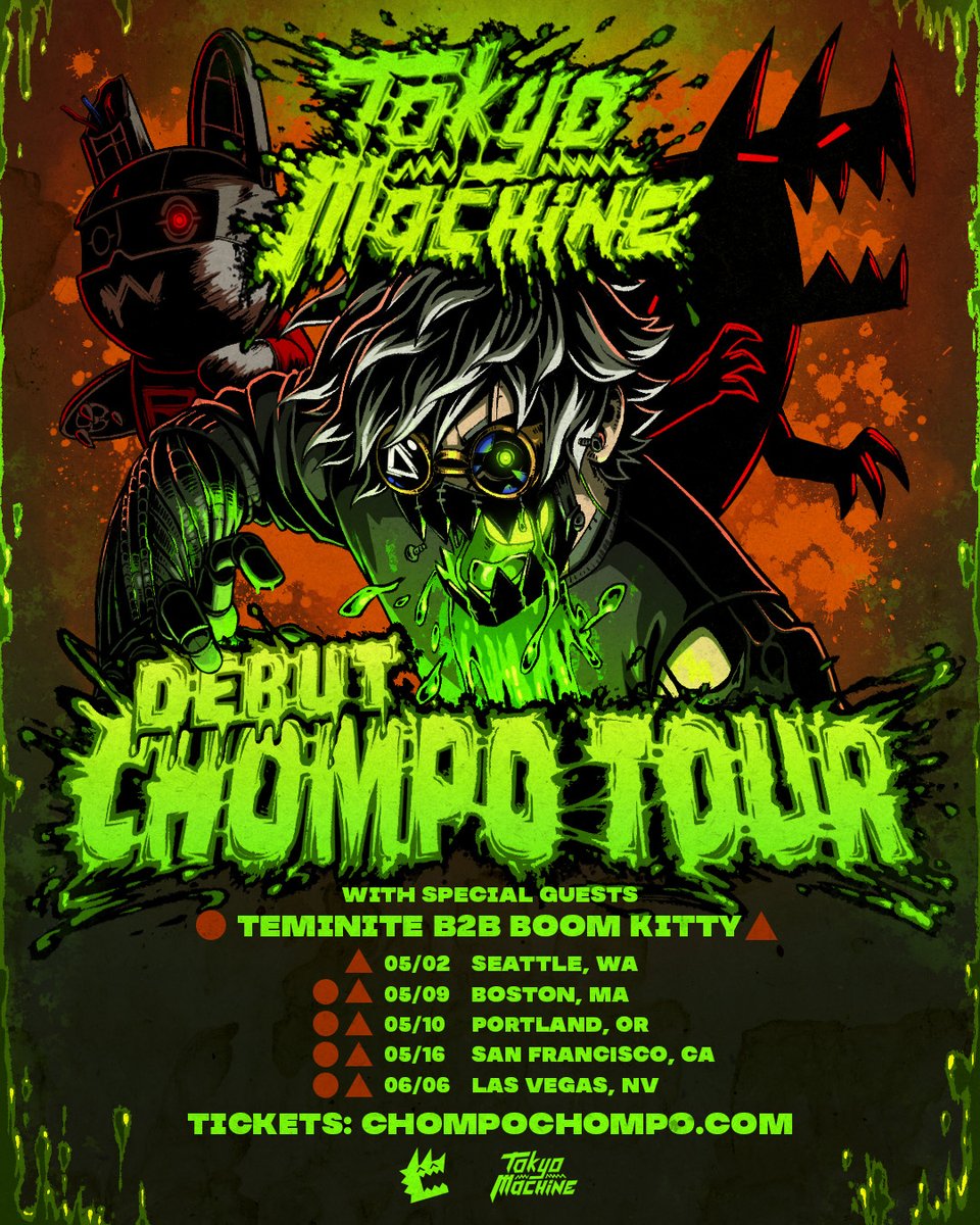 TOKYOMACHINE's tweet image. BIG SPEAKERS. BIG BANGERS. BIG LINE-UP.

VERY LIMITED TICKETS. THIS WILL SELL OUT FAST.

BUY TICKETS:
chompochompo.com