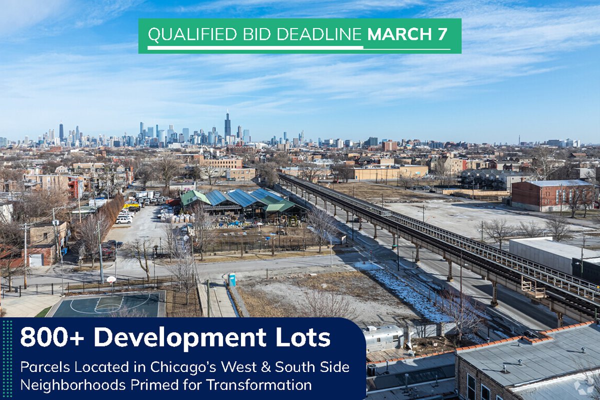 HilcoRealEstate's tweet photo. One of the largest land acquisitions in Chicago’s recent history is currently available with #HilcoRealEstate &amp; is making headlines with its 800+ development sites across the West &amp; South Sides.

Learn more at https://t.co/Y3VG6cCmLM.

#hre #chicagorealestate #land #bankruptcy https://t.co/yyFGQYU94k
