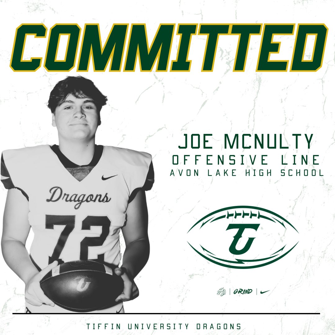 Joe McNulty (@joemcnulty07) on Twitter photo Excited to Announce That I am 100% Committed to Tiffin University‼️
<a href="/coachrufenerTU/">Caleb Rufener</a> <a href="/Coach_Ekkens/">Brett Ekkens</a> <a href="/coachkostelnik/">Matt K</a> <a href="/CoachLowe212/">Coach Lowe</a> <a href="/CoachChad_T3/">Coach Chad</a> <a href="/DaleRodick/">Dale Rodick II</a> <a href="/BobBrickley/">Bob Brickley</a> <a href="/Tylerbeckman11/">Tyler Beckman</a> <a href="/734_graphics/">Commitment Edits</a> Excited to Announce That I am 100% Committed to Tiffin University‼️
<a href="/coachrufenerTU/">Caleb Rufener</a> <a href="/Coach_Ekkens/">Brett Ekkens</a> <a href="/coachkostelnik/">Matt K</a> <a href="/CoachLowe212/">Coach Lowe</a> <a href="/CoachChad_T3/">Coach Chad</a> <a href="/DaleRodick/">Dale Rodick II</a> <a href="/BobBrickley/">Bob Brickley</a> <a href="/Tylerbeckman11/">Tyler Beckman</a> <a href="/734_graphics/">Commitment Edits</a>