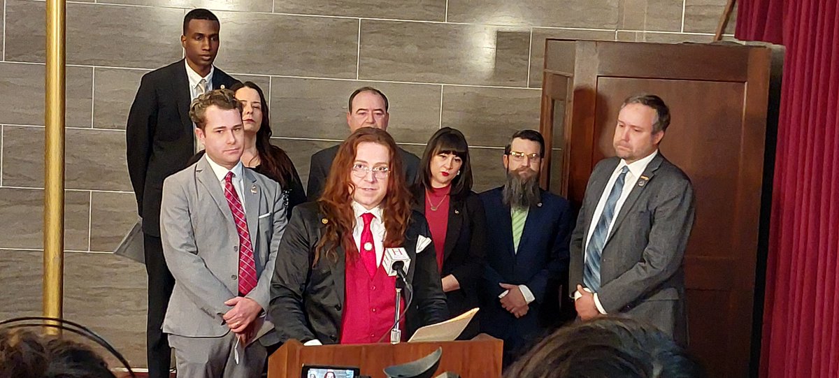 House Communications (@mohousecomm) on Twitter photo Missouri House Democrats address reporters ahead of a hearing tonight in which bills dealing with transgender issues will be presented, and announce the Equality Conference:
youtube.com/watch?v=qPiBDu…
<a href="/WickForMO/">Wick Thomas (they/them)</a> <a href="/ElizabethFuchs/">Elizabeth Fuchs</a> <a href="/Ashley4MO/">Rep. Ashley Aune</a> <a href="/clemens_doug/">Doug Clemens</a> <a href="/JeremyDean4Mo/">Representative Jeremy Dean</a> <a href="/RayReedMO/">Ray Reed</a> Missouri House Democrats address reporters ahead of a hearing tonight in which bills dealing with transgender issues will be presented, and announce the Equality Conference:
youtube.com/watch?v=qPiBDu…
<a href="/WickForMO/">Wick Thomas (they/them)</a> <a href="/ElizabethFuchs/">Elizabeth Fuchs</a> <a href="/Ashley4MO/">Rep. Ashley Aune</a> <a href="/clemens_doug/">Doug Clemens</a> <a href="/JeremyDean4Mo/">Representative Jeremy Dean</a> <a href="/RayReedMO/">Ray Reed</a>