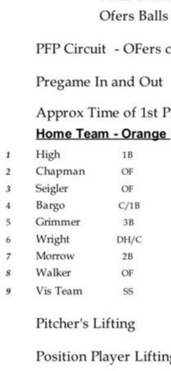 coachtatefhs20's tweet photo. 2024 Farragut Admirals Baseball Alum BRENNON SEIGLER batting 3rd in the Lineup today for the Orange team in the Tennessee Vols Intrasquad Game 🍊⚾️⚓️
⁦@AdmiralGameday⁩ ⁦@BartlettJC⁩ ⁦@BrennonSeigler⁩ ⁦@GCope42⁩ https://t.co/0en4EKv3EQ