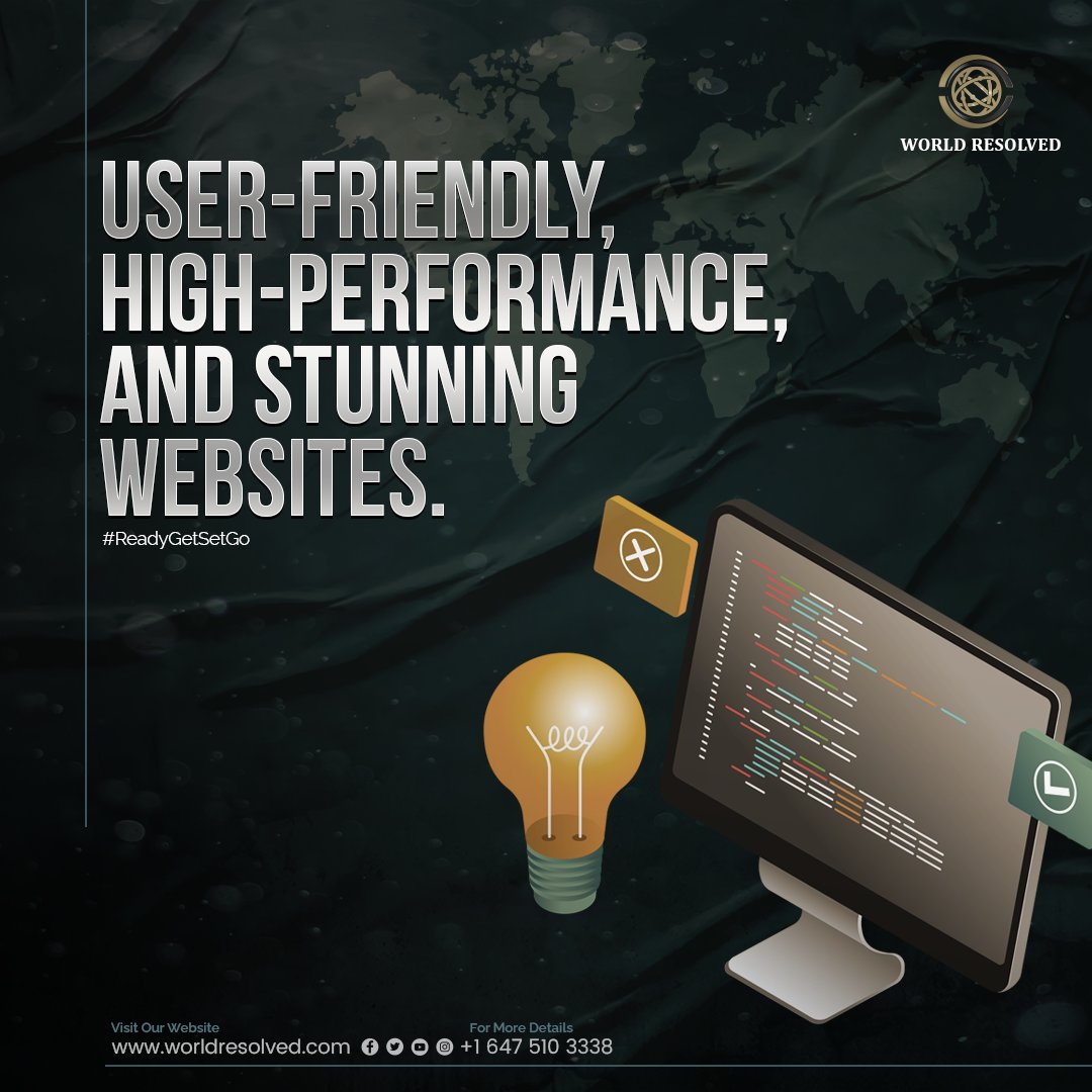 world_resolved's tweet image. Your website is your success tool. At World Resolved, we craft user-friendly, high-performance, and stunning websites to help you stand out. 🚀

🌐 Seamless UI | ⚡ Fast Load Time | 🎨 Custom Designs | 📱 Mobile Optimized

#WorldResolved #WebsiteDevelopment #PerformanceWebsites