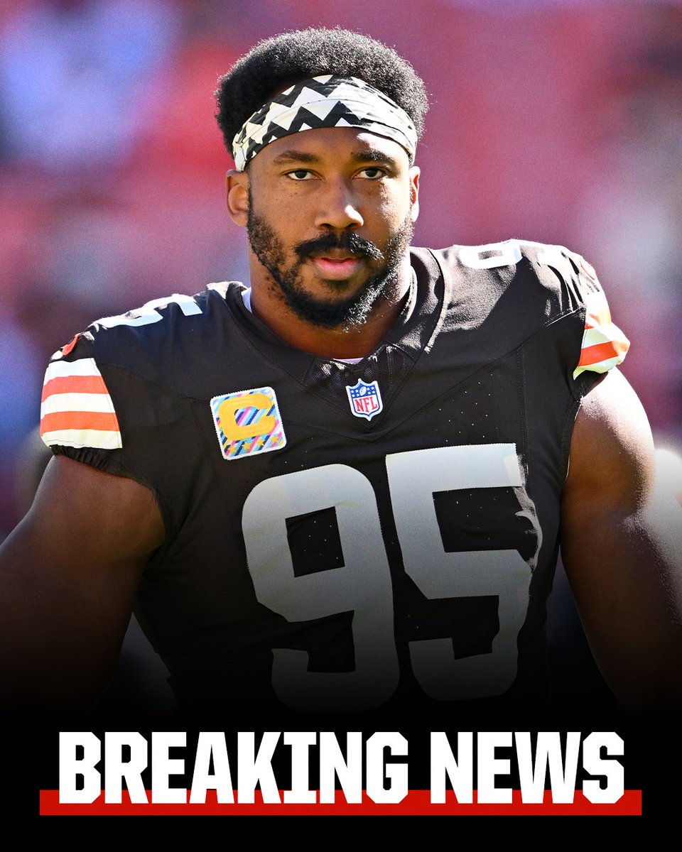 Breaking: Myles Garrett released a statement requesting to be traded from the Cleveland Browns.