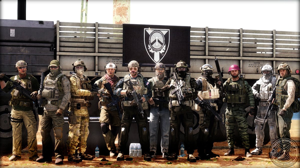 TheseusInc's tweet image. Past Contract: Gunboat

Theseus broke through a hostile blockade to deliver arms to insurgents. The cargo transfer went smoothly, but the extraction cost a heavy price.

📸 Videos: 
youtu.be/-ef4SA2P9iE
youtu.be/OFqiYPyMYSs

#Arma3 #ArmaPhotography @ArmaPlatform