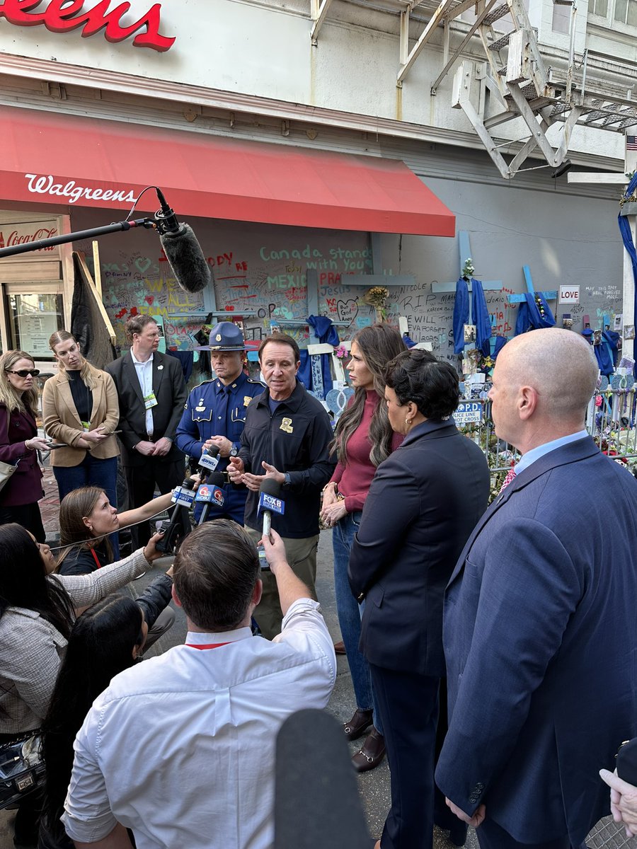 Department of Homeland Security Secretary Kristi Noem walked down Bourbon Street in New Orleans where the site of the terrorist attack on New Year’s Day occurred.