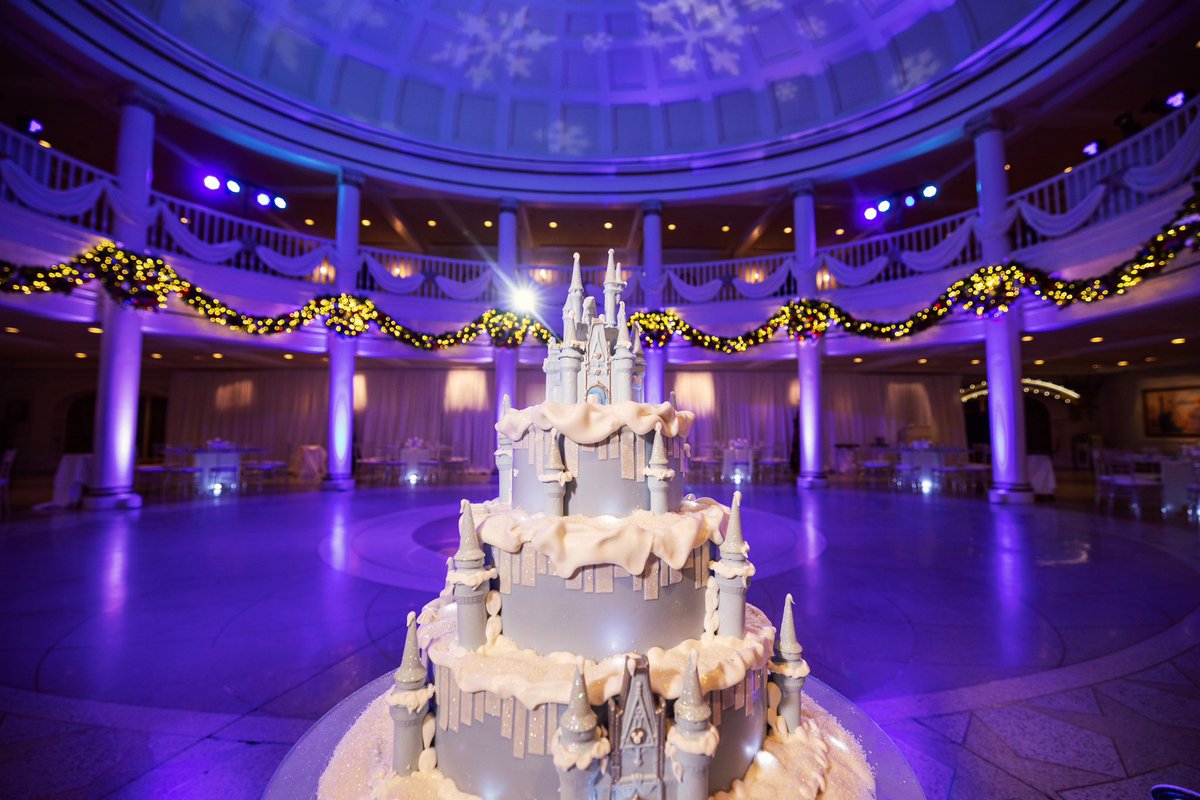 DisneyWedCast's tweet photo. How much does a Disney wedding cake cost? Find out in Chapter 4 of the Fairytale Weddings Guide! And listen to the latest episode of the Disney Wedding Podcast to hear how Jamie customized her Disney reception menu and décor. https://t.co/IyL0cDxgeL https://t.co/gld06WXklx