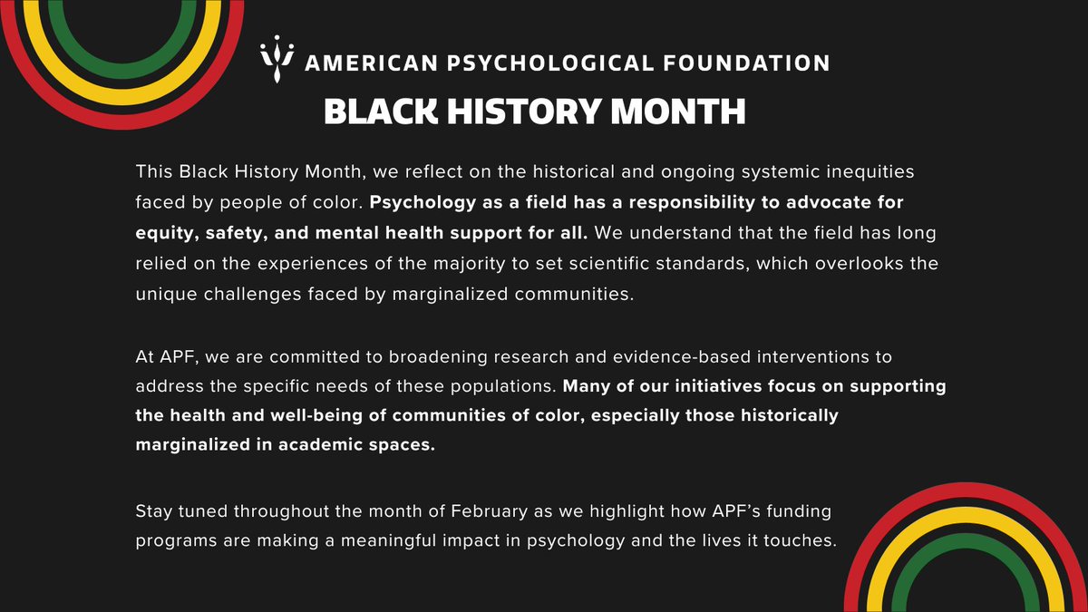 American Psychological Foundation tweet media