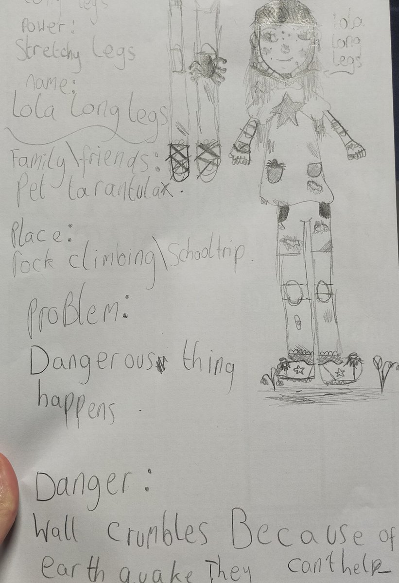 Literacy_Trust's tweet image. "You inspired a lot of young writers!"

This morning, children in 1,350 classrooms took part in our #NationalStorytellingWeek event with @TolaOkogwu and created their own superheroes inspired by Onyeka and the Academy of the Sun. 

We can't wait to see the stories they create!