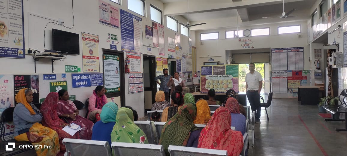 PHC_BAMNA's tweet image. આજરોજ પ્રા આ કેન્દ્ર બામણા ખાતે cervical cancer માટે SBCC તથા VIA સ્ક્રિનિંગ તથા બ્રેસ્ટ કેન્સર માટે સ્ક્રીનિંગ તથા SBCC કરવામાં આવી